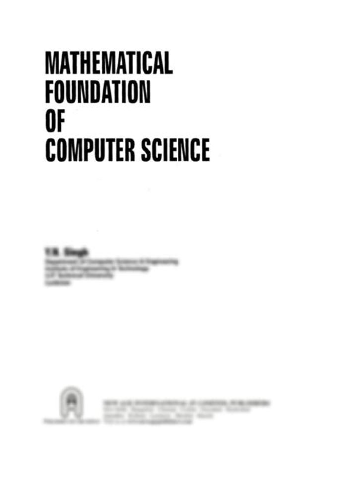 Mathematical Foundations of Computer Science: Key Questions & Answers PDF