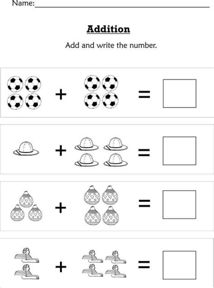 Fun Maths for 4-Year-Olds Worksheets PDF Download