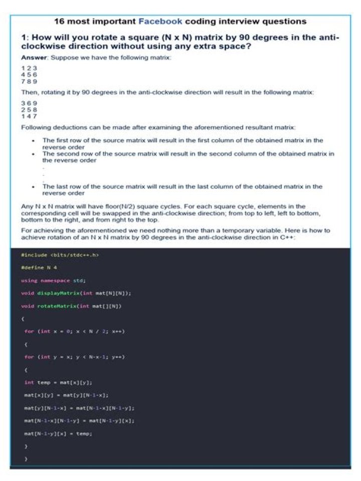 Matrix Coding Questions PDF: Expert Practice Problems & Solutions