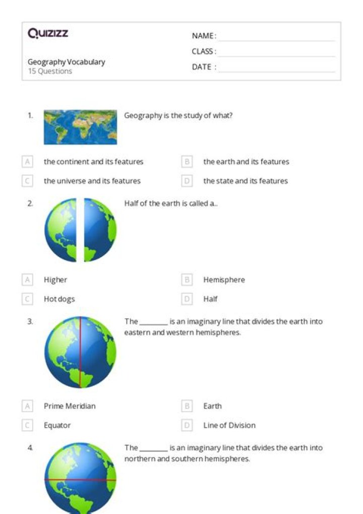 MCQ Questions for Class 7 Geography PDF – Download Now