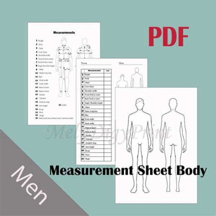 Free Measurement Sheet PDF for Instant Download