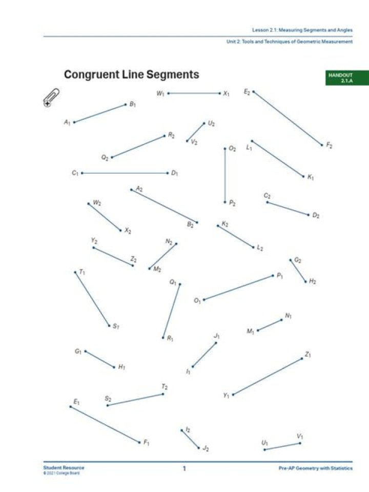 Measuring Segments Worksheet PDF – Perfect for Data Analysis and Planning