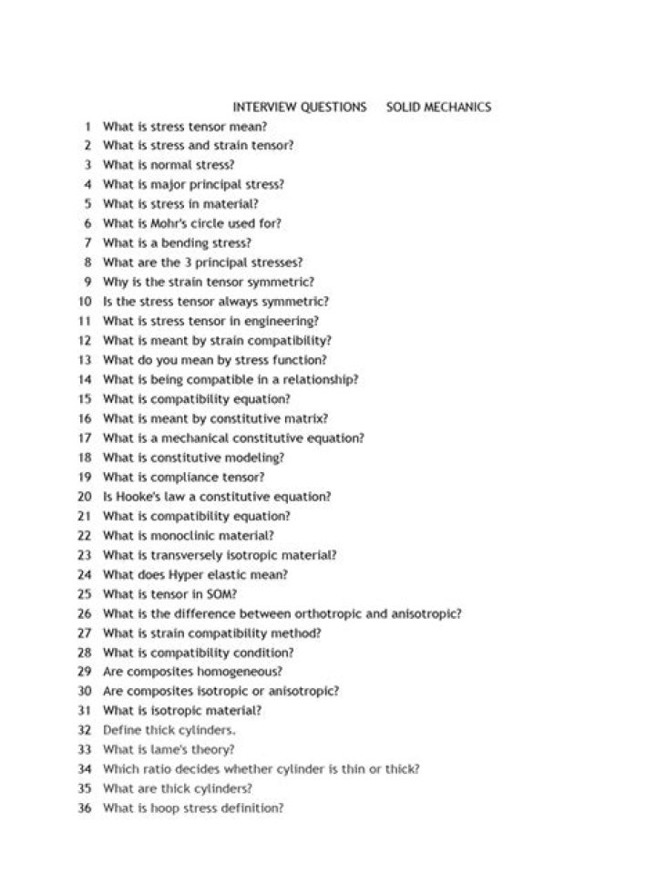 Top Mechanic Interview Questions PDF for Job Success