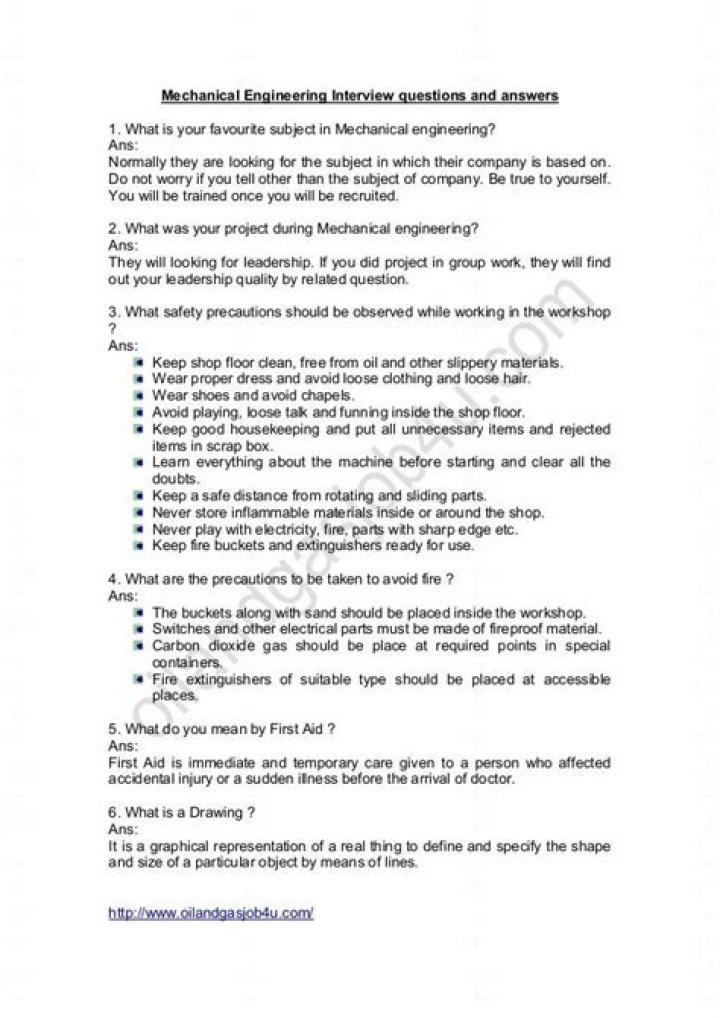Mechanical Design Engineer Technical Interview Questions and Answers PDF – Expert Prep Guide