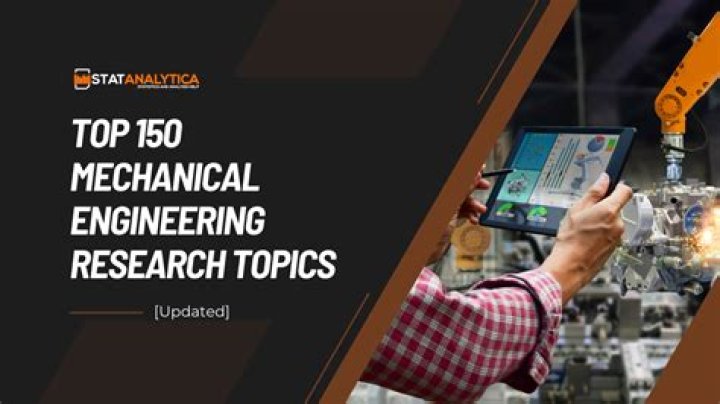 Top Mechanical Engineering Research Topics List PDF for Students & Professionals