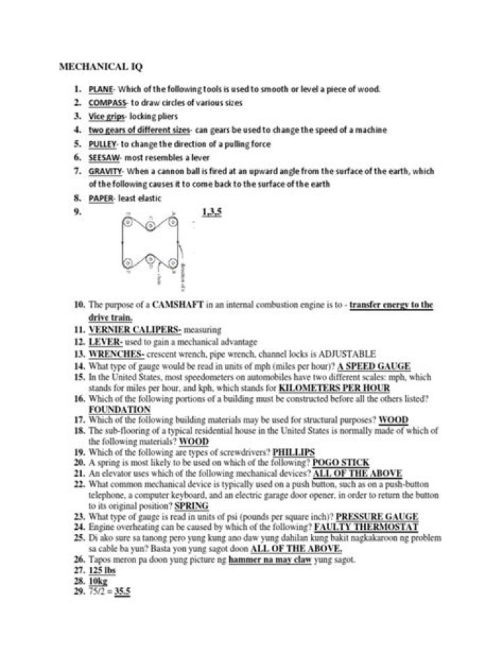 Take the Mechanical IQ Test PDF – Instant Assessment