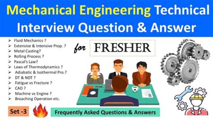 Mechanical Technician Technical Interview Questions and Answers PDF