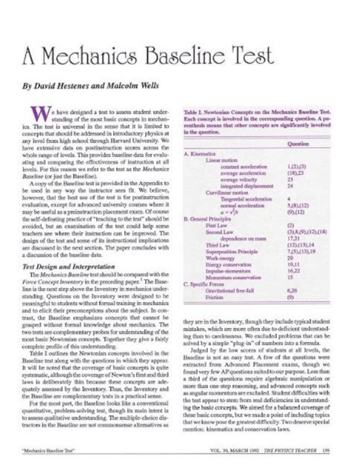 Mechanics Baseline Test PDF: Essential Diagnostic Guide