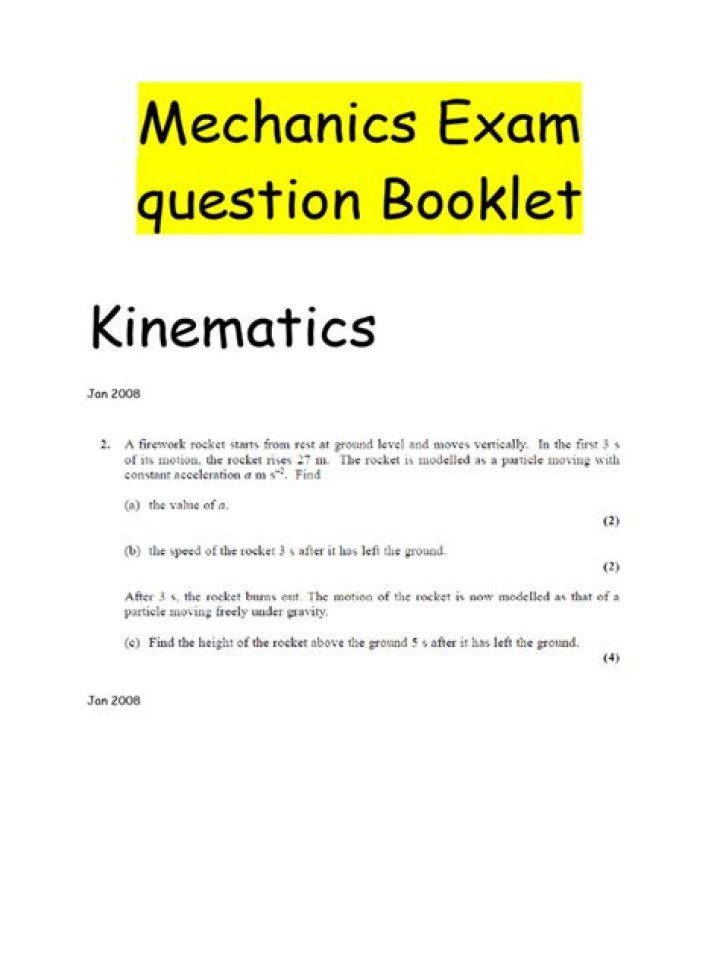 Mechanics Questions PDF: Expert Practice & Solutions