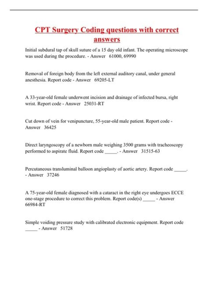 Medical Coding Questions and Answers PDF: Expert Guide & Answers