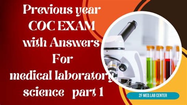 Free Medical Laboratory COC Exam Questions & Answers PDF Download