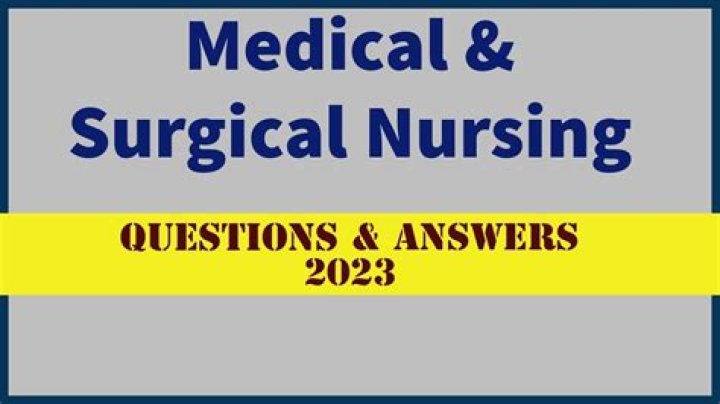 Medical Surgical Questions & Answers PDF – Expert Answers