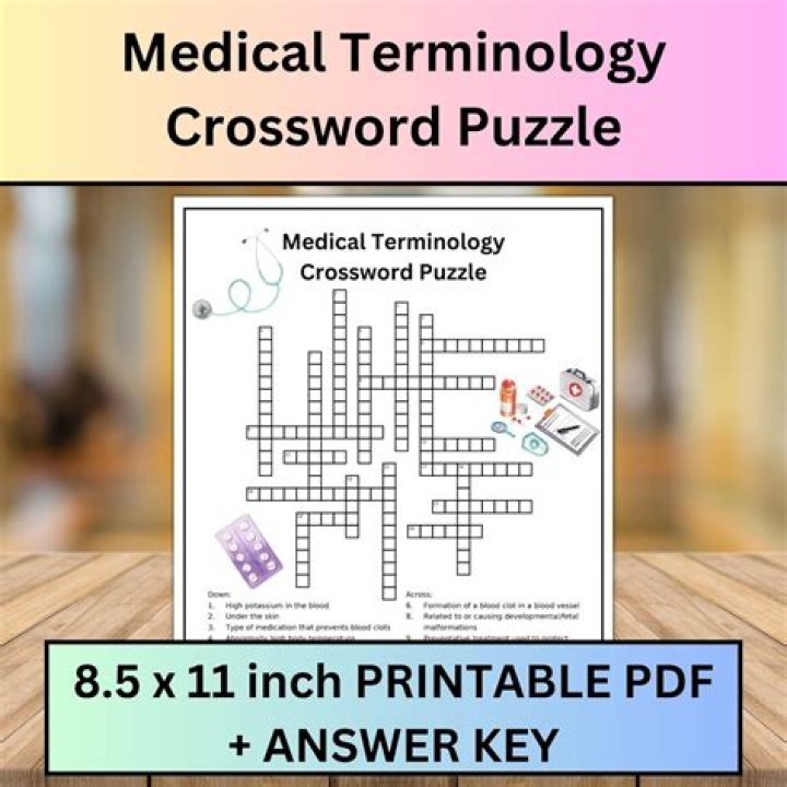 Medical Terminology Crossword Puzzle Answers PDF