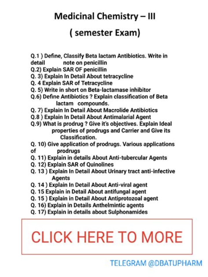 Medicinal Chemistry Q&A PDF: Expert Answers for Students & Researchers