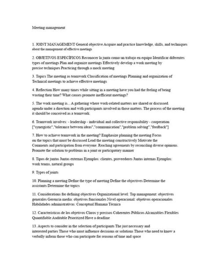 Master Meeting Management with Our Essential PDF Guide