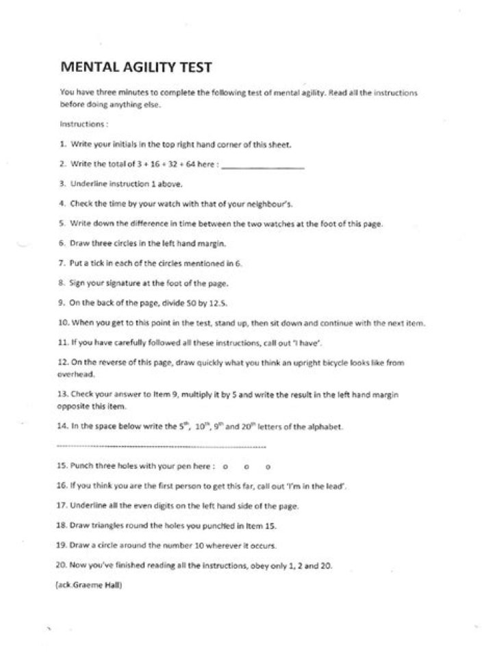 Boost Your Mental Agility: Free PDF Test & Practice Guide