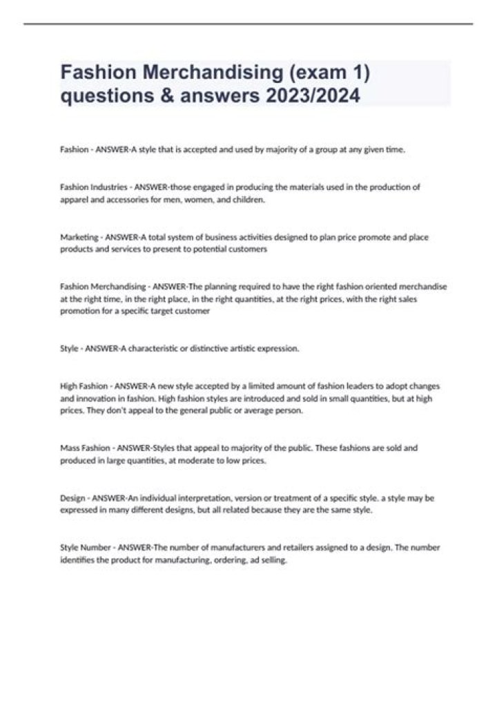 Merchandising Questions & Answers PDF: Expert Guide
