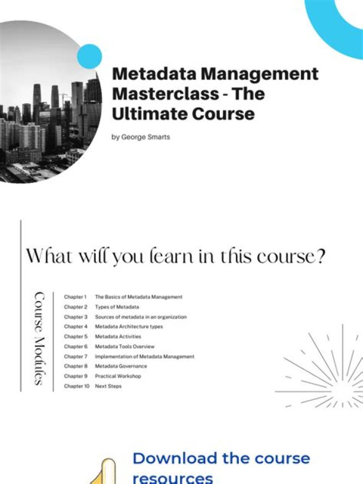Master Metadata Management with PDF Best Practices