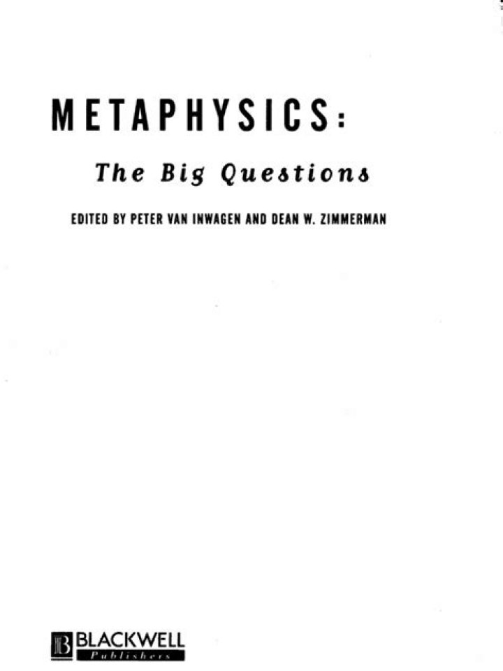 Metaphysics: The Big Questions PDF – A Deep Dive into Reality’s Fundamentals