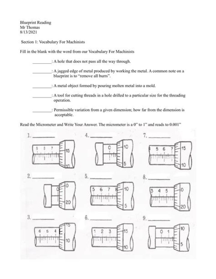 Micrometer Test PDF: Precision Measurement Guide & Download