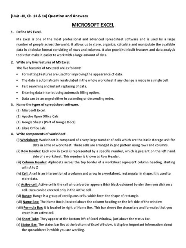 Microsoft Excel Exam Questions and Answers PDF – Master Certification