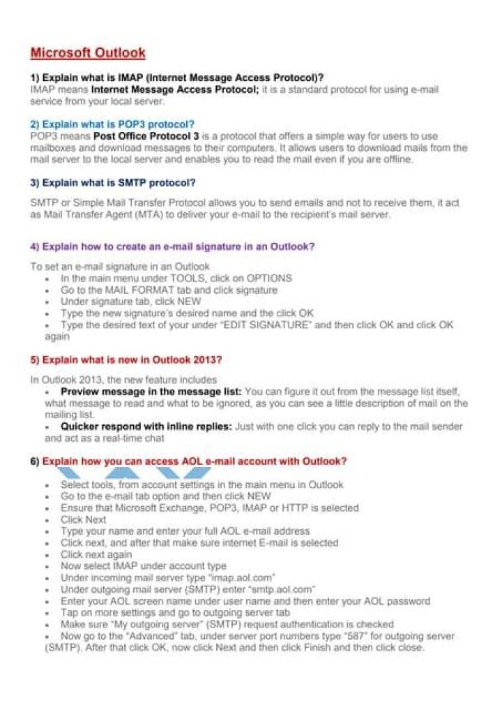 Microsoft Outlook Questions and Answers PDF: Top Troubleshooting Tips