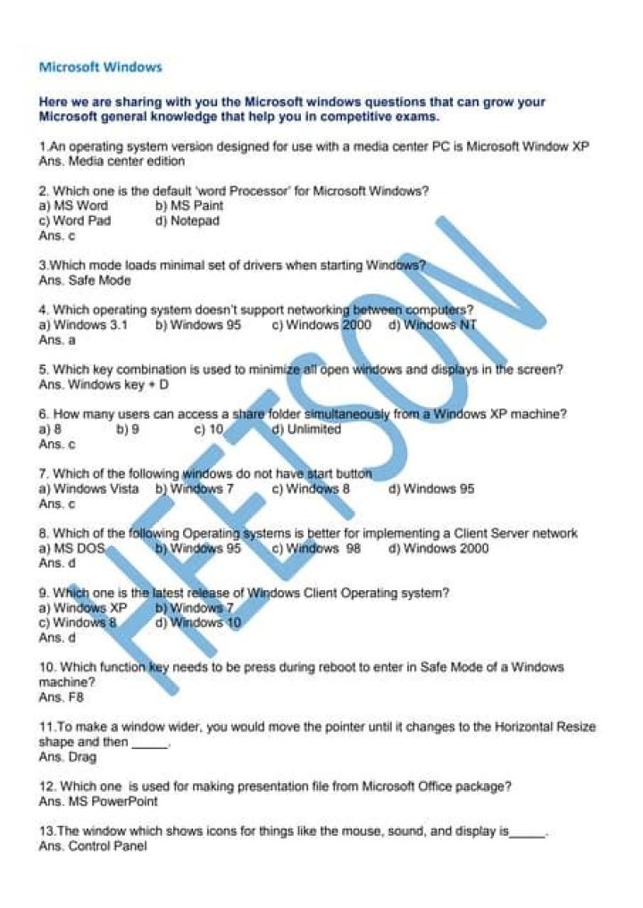 Microsoft Q&A PDF: Instant Answers for Work & Tech