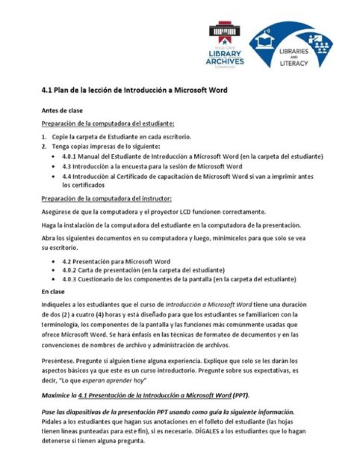Microsoft Word Lesson Plan PDF: Step-by-Step Teaching Guide