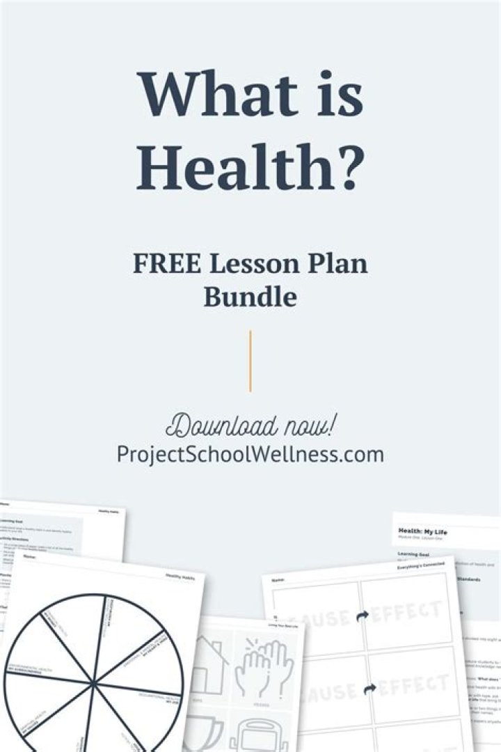 Middle School Health Lesson Plans PDF – Free Downloadable Curriculum