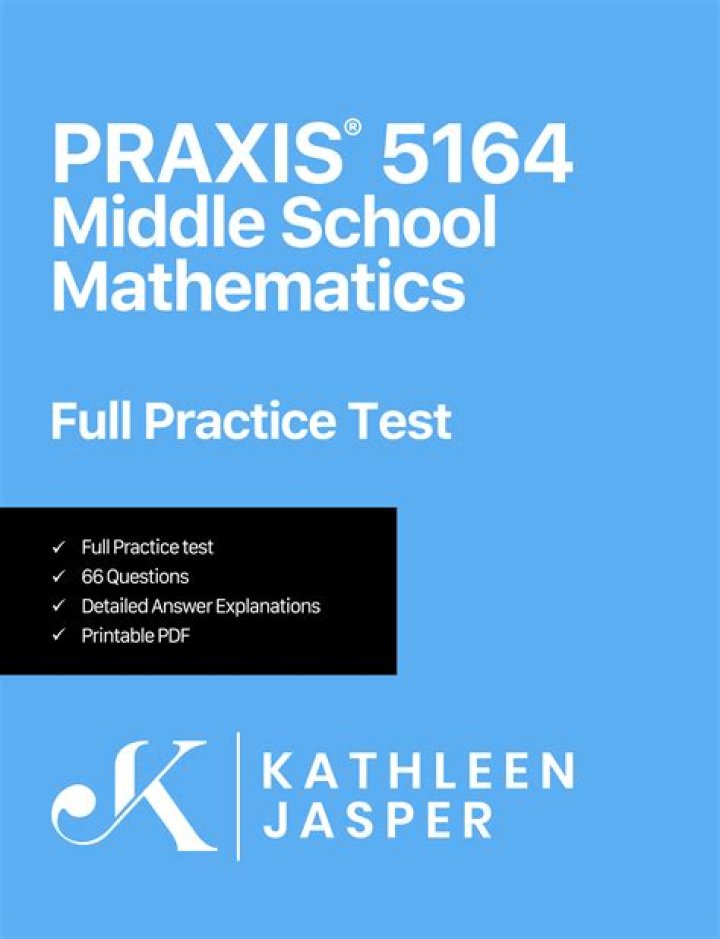 Middle School Math Praxis Practice Test PDF: Ready for Success