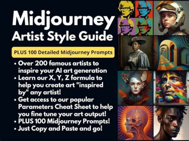 Midjourney Artist List PDF: Free Download of Top Creators