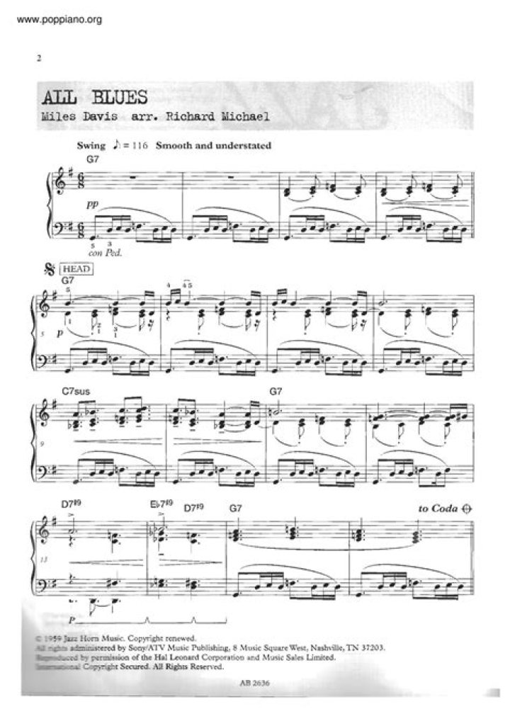 Miles Davis Sheet Music PDF – Download Authentic Jazz Classics