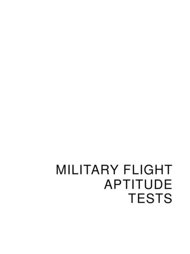 Military Aptitude Test PDF: Official Practice & Prep Guide
