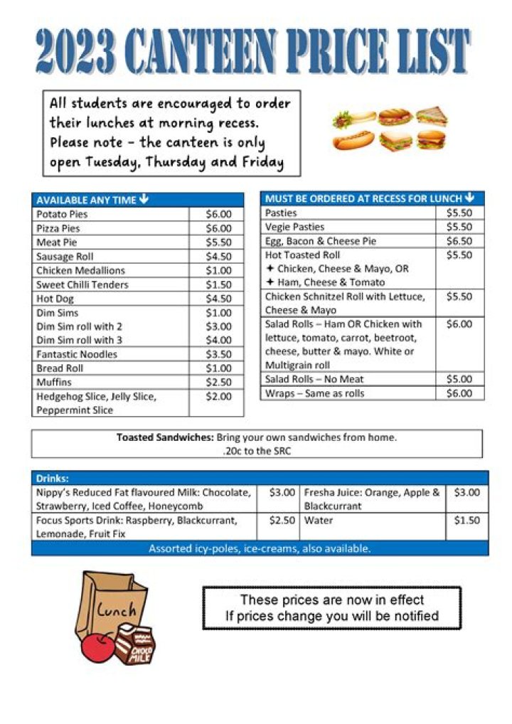 2019 Military Canteen Price List PDF – Official Cost Breakdown
