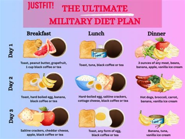 7-Day Military Diet Plan PDF Free – Train Hard, Eat Right