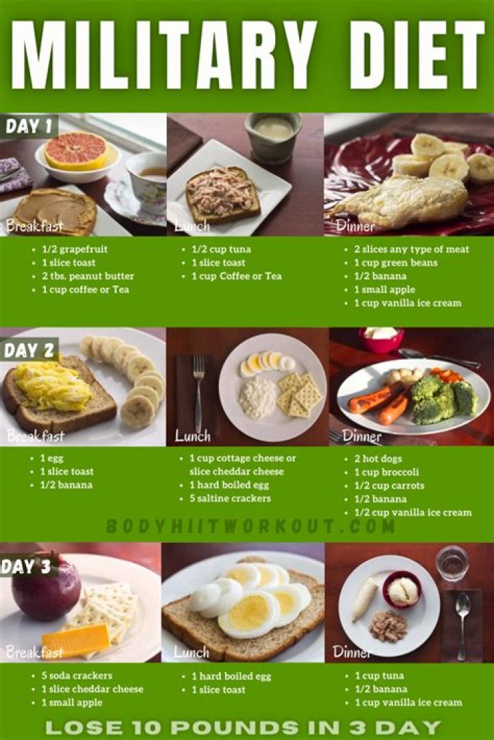 7-Day Military Diet Plan PDF – Ready-to-Follow Combat Nutrition Guide