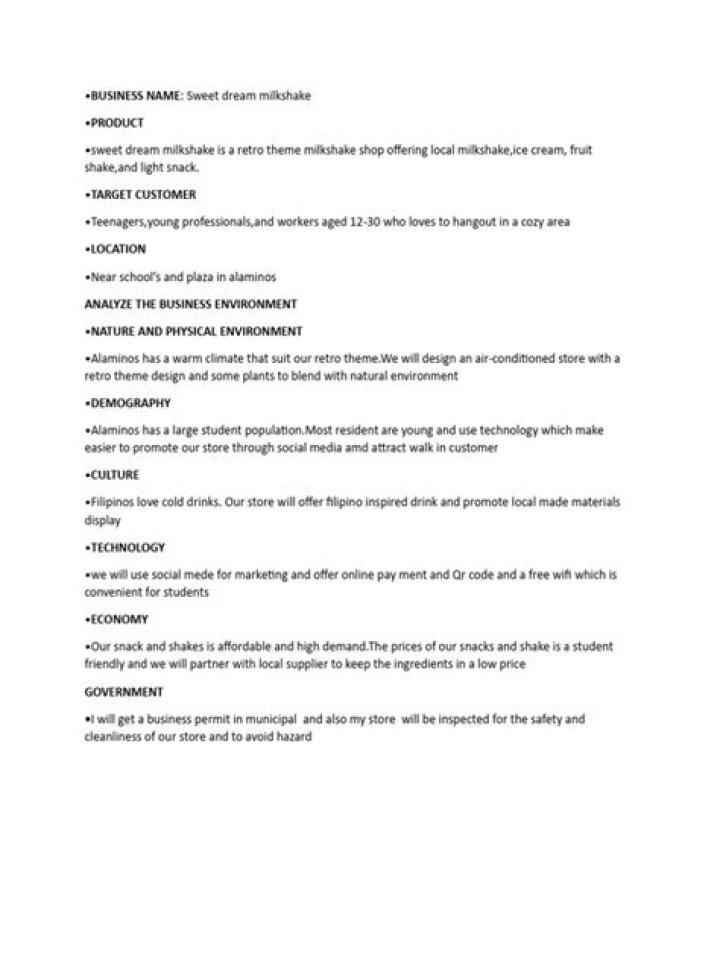 Milkshake Business Plan PDF: Start Your Franchise Today