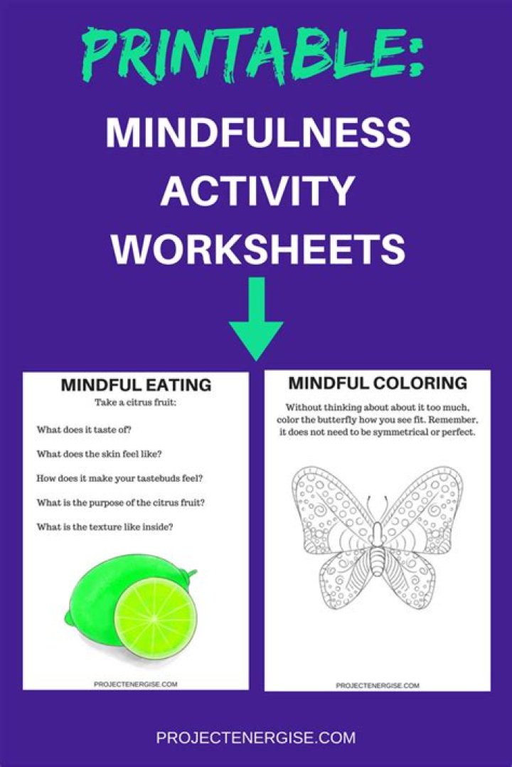 Mindfulness Worksheets for Kids PDF – Free Printable Activities