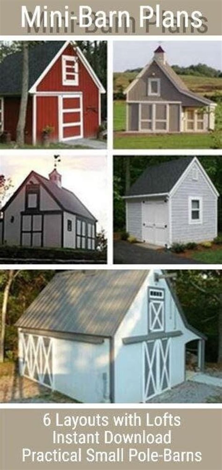 Mini Barn Plans PDF: Easy DIY Farmhouse Designs