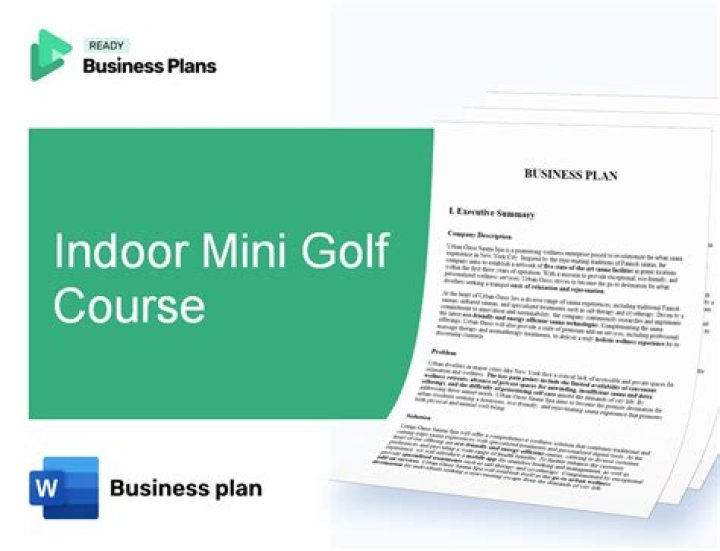 Mini Golf Business Plan PDF: Start Your Profitable Golf Venture Today