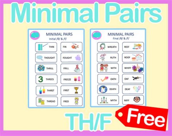 Minimal Pairs List PDF: Perfect for Phonetics Learners