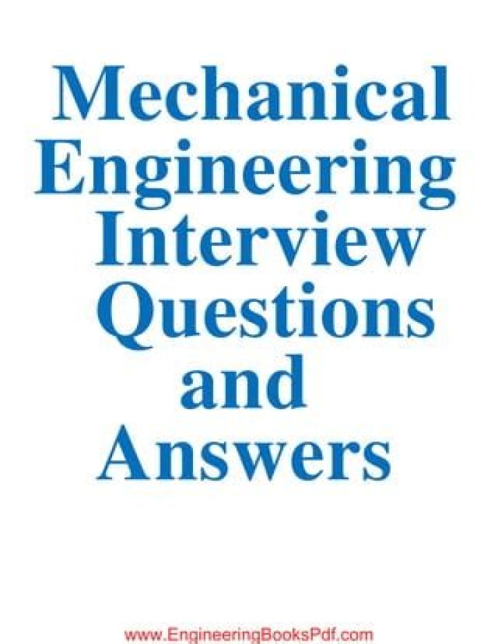 Mining Engineering Interview Questions & Answers PDF for Job Success