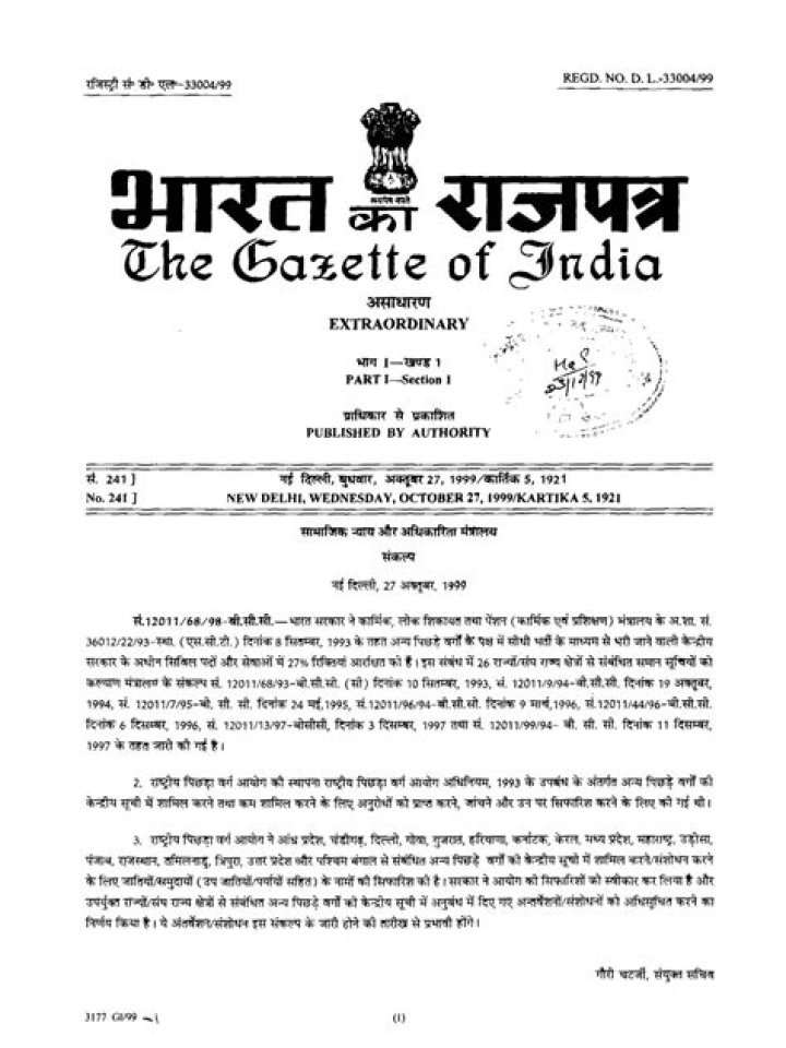 Minority Caste List PDF: Full Comprehensive Guide