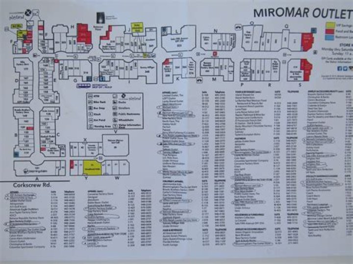 Miromar Outlets Stores List PDF: Find All Locations Now