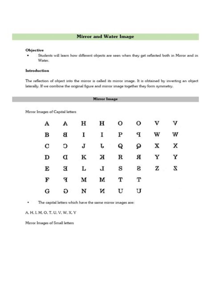 Mirror and Water Image Questions PDF: Expert Analysis & Answers