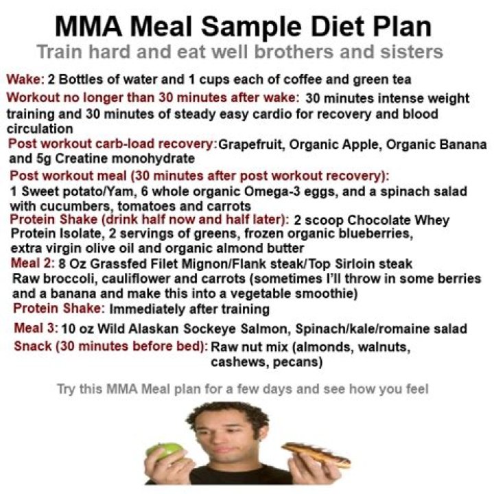 MMA Fighter Diet Plan PDF: Build Strength & Endurance