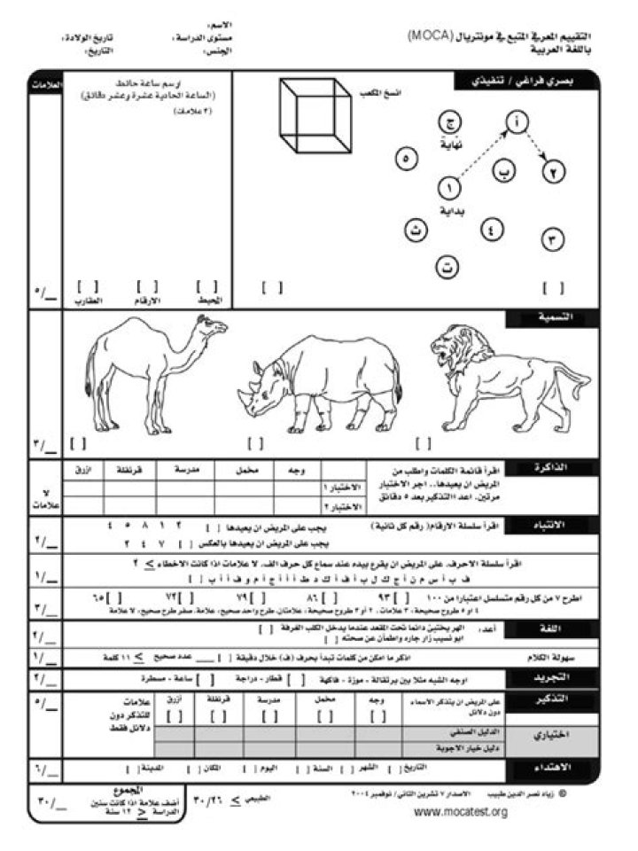 Moca Test Arabic PDF: Accurate Translation & Verification Tool
