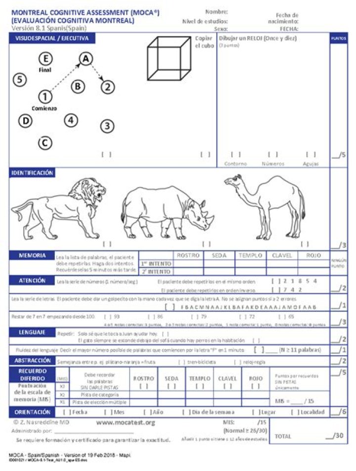 Cómo Realizar el MOCA Test PDF en Español: Guía Completa