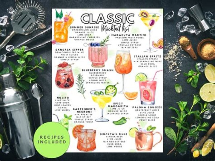 Free Mocktail List PDF: Refreshing Non-Alcoholic Cocktail Recipes