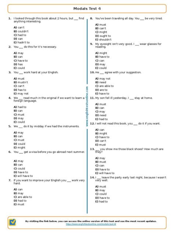 Modals Test PDF: Best Practices & Real-World Examples